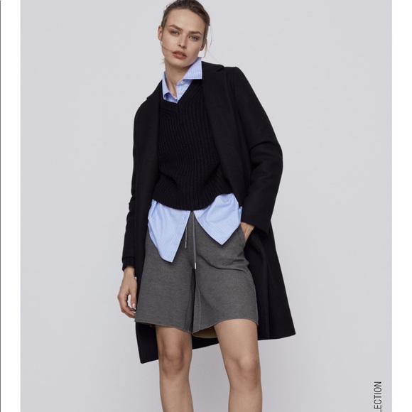 Zara Jackets & Blazers - Zara Black Lapel Coat